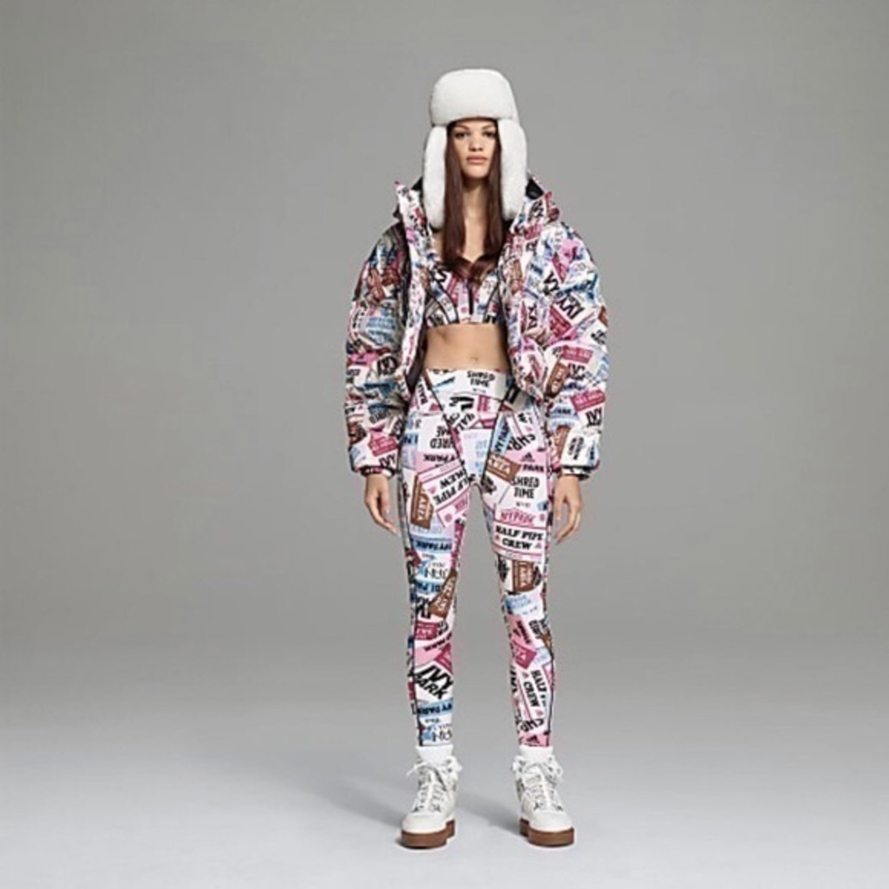 NWT ❄️❄️ADIDAS X IVY PARK ICY PARK SKI TAG TIGHTS SZ: S
